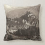 The Town of Sion Rudisuhli Antique Engraving Pillow