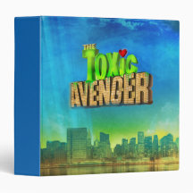 The Toxic Avenger 3 Ring Binder