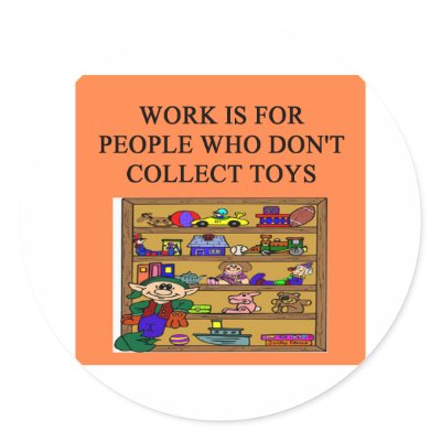 the toy collector sticker by jimbuf