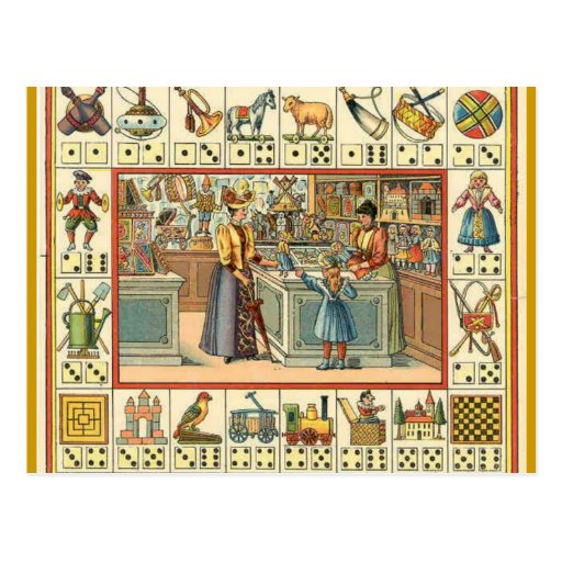 "The Toy Store" Post Card