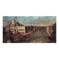 The Train Crosses The Grand Vizier Ameydan By Mour Photo Card
