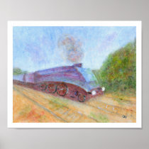 The Train, Poster/Print on Paper or Canvas