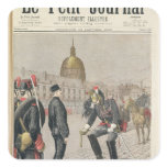 The Traitor The Degradation of Alfred Dreyfus Square Sticker