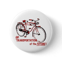 The Transportation of the Future Pinback Buttons