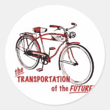 The Transportation of the Future Sticker
