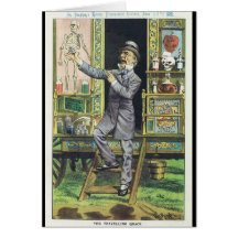 "The Traveling Quack" Snake Oil Salesman Greeting Cards