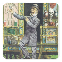 "The Traveling Quack" Snake Oil Salesman Sticker