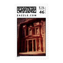 The Treasury, Petra, ancient city of northwestern Postage