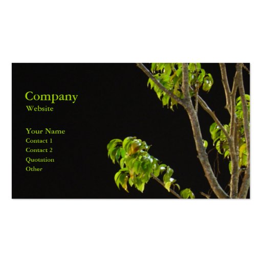 The Tree Business Card