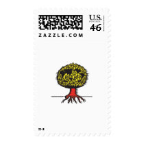 The Tree Globe postage by Eholidayz The Tree Globe postage