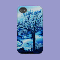 The Tree in Blue Ice iPhone 4 case casemate cases