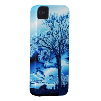 The Tree in Blue Ice iPhone 4 case casemate_case