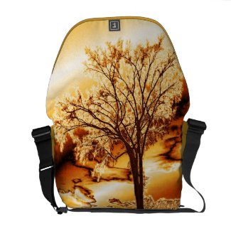 The Tree in Molten Gold Rickshaw Messenger Bag rickshaw_messengerbag