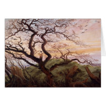 The Tree of Crows, 1822 Greeting Card