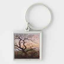 The Tree of Crows, 1822 Keychain