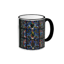 The Tree of Jesse, lancet window in the west facad Coffee Mugs