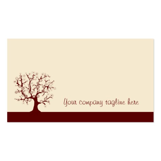 The Tree of Life Business Card (back side)