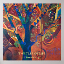THE TREE OF LIFE, Genesis 2 : 9 Print