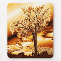 The Tree of Life in Molten Gold mousepads