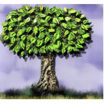 The tree cut out