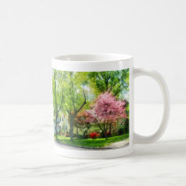 The Trees Are Flowering On My Street mugs
