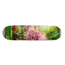The Trees Are Flowering On My Street skateboards