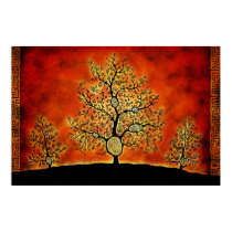 The Trees With Labyrinths posters by vladstudio The Trees With Labyrinths posters