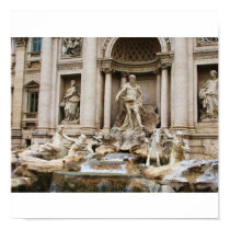 The Trevi Fountain in the City of Rome posters