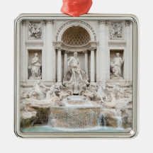 The Trevi Fountain (Italian: Fontana di Trevi) Christmas Tree Ornament