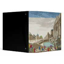 The Trevi Fountain, Rome 3 Ring Binder