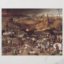 The Triumph of Death by Peter Bruegel Flyer Design