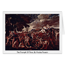 The Triumph Of Flora, By Nicolas Poussin Cards