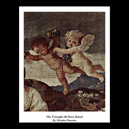 The Triumph Of Flora Detail By Nicolas Poussin Print