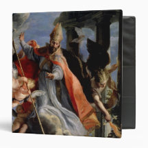 The Triumph of St. Augustine  1664 3 Ring Binder