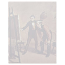 The Triumph Of The Painter By Mount William Sidney Letterhead