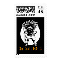 The Troll Did It postage