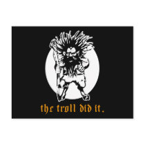 The Troll Did It postcards
