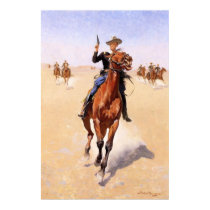 The Trooper by Frederic Remington posters