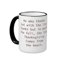 The true of Thanksgiving mugs
