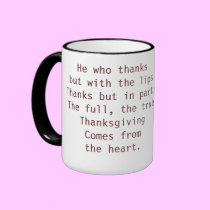 The true of Thanksgiving mugs