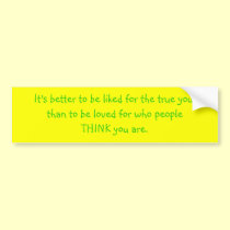 The True You bumper stickers by Oceana The True You bumper stickers