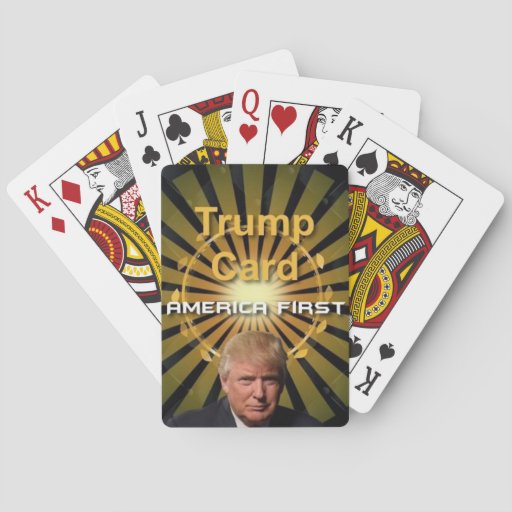 The Trump Card Playing Cards Zazzle