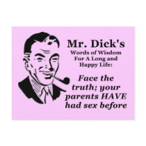 The Truth About Sex postcards