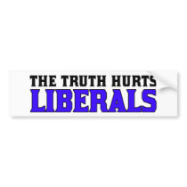 The Truth Hurts Liberals bumper stickers by xuberalles The Truth Hurts Liberals bumper stickers