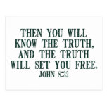 The Truth WIll Set You Free Post Card
