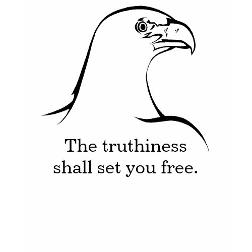 The truthiness shall set you free. shirt