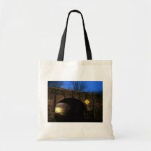 The Tunnel I - Magical World Beyond the Tunnel Canvas Bags