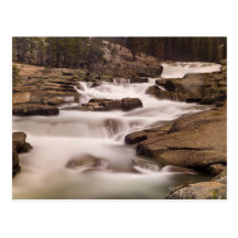 The Tuolumne River cascades over granite Post Cards