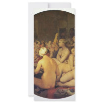 The Turkish Bath (Tondo) By Ingres Jean Auguste Do Custom Rack Card