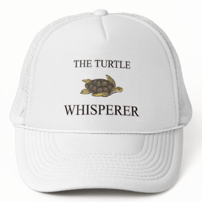 The Turtle Whisperer Mesh Hats by AnimalShirts